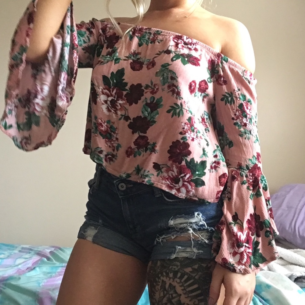 Floral Off Shoulder Top